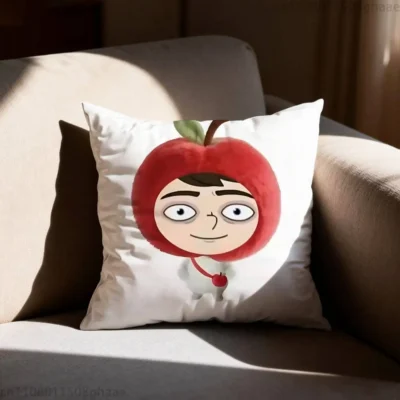 Haunted Hotel Shadow Veil Throw Pillow