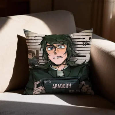 Haunted Hotel Crimson Moon Throw Pillow