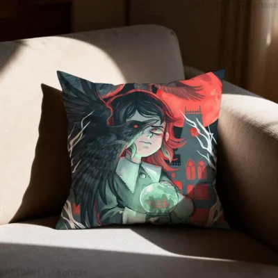 Haunted Hotel Eternal Glow Throw Pillow