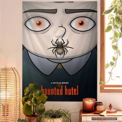 Haunted Hotel Spectral Moon Tapestries