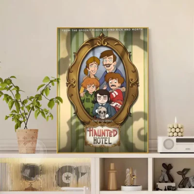 Haunted Hotel Gothic Rose Wall Art