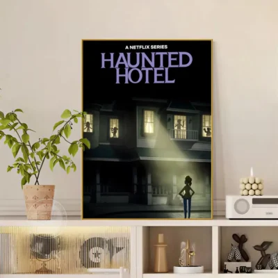 Haunted Hotel Midnight Castle Wall Art