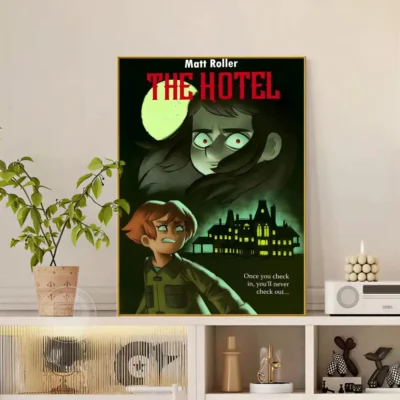 Haunted Hotel Phantom Corridor Wall Art