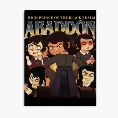 Vintage Abaddon Vintage Haunted Hotel Poster