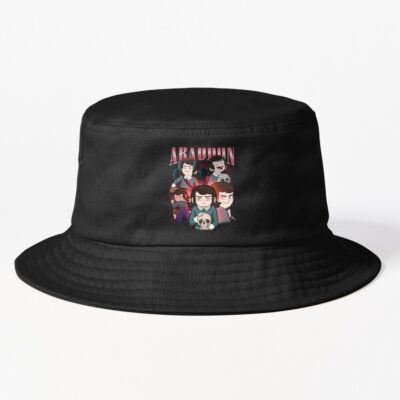 Haunted Hotel Abaddon Cartoon Vintage Bucket Hat