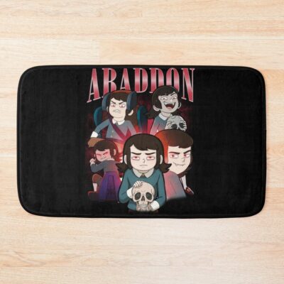 Haunted Hotel Abaddon Cartoon Vintage Bath Mat