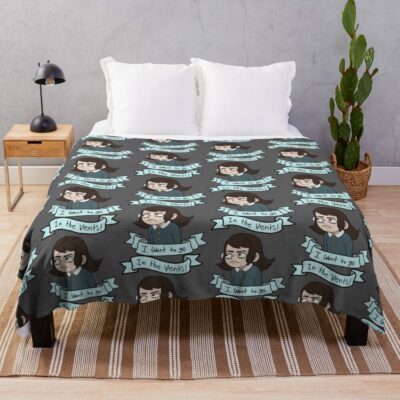 Abaddon I Want To Go In The Vents Throw Blanket