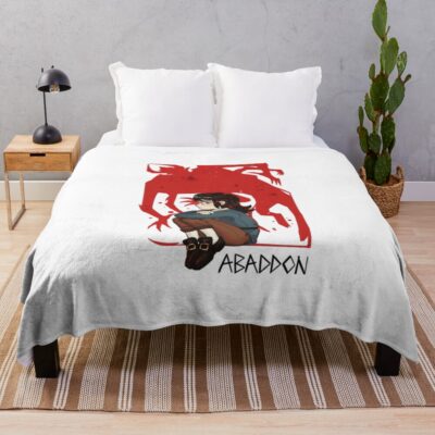 Abaddon And Devil Throw Blanket