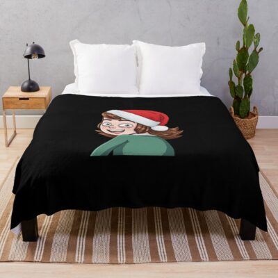Haunted Hotel Lunar Abyss Throw Blanket