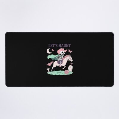 Let S Haunt Stanley Organic Ribbed Neck T Mouse Pad