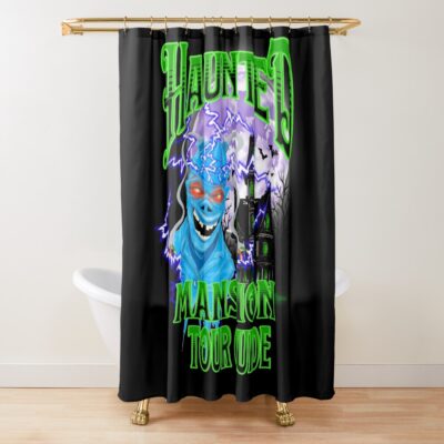 Haunted Hotel Cursed Manor Shower Curtain