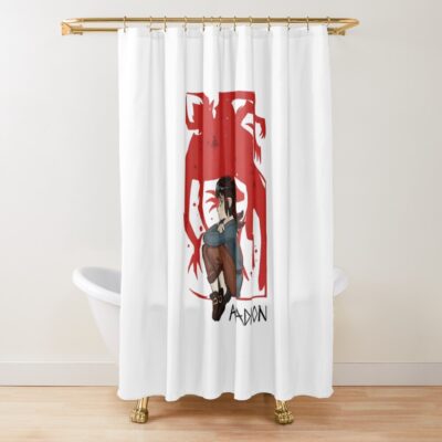 Abaddon And Devil Shower Curtain