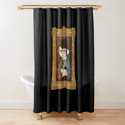 Abaddon Haunted Hotel Gothic Shower Curtain