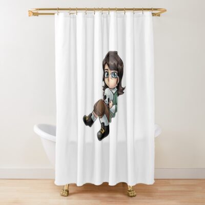 Haunted Hotel Abaddon Anime Shower Curtain