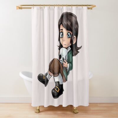 Cute Gothic Haunted Hotel Abaddon Shower Curtain