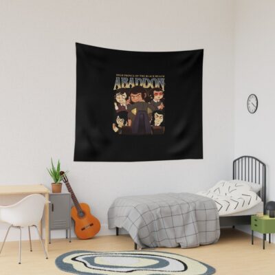 Vintage Abaddon Vintage Haunted Hotel Tapestry